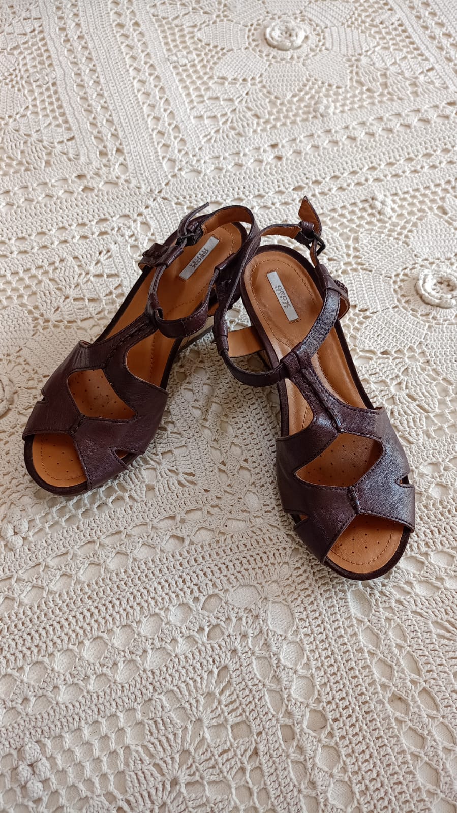 Sandalo Geox in pelle n. 39