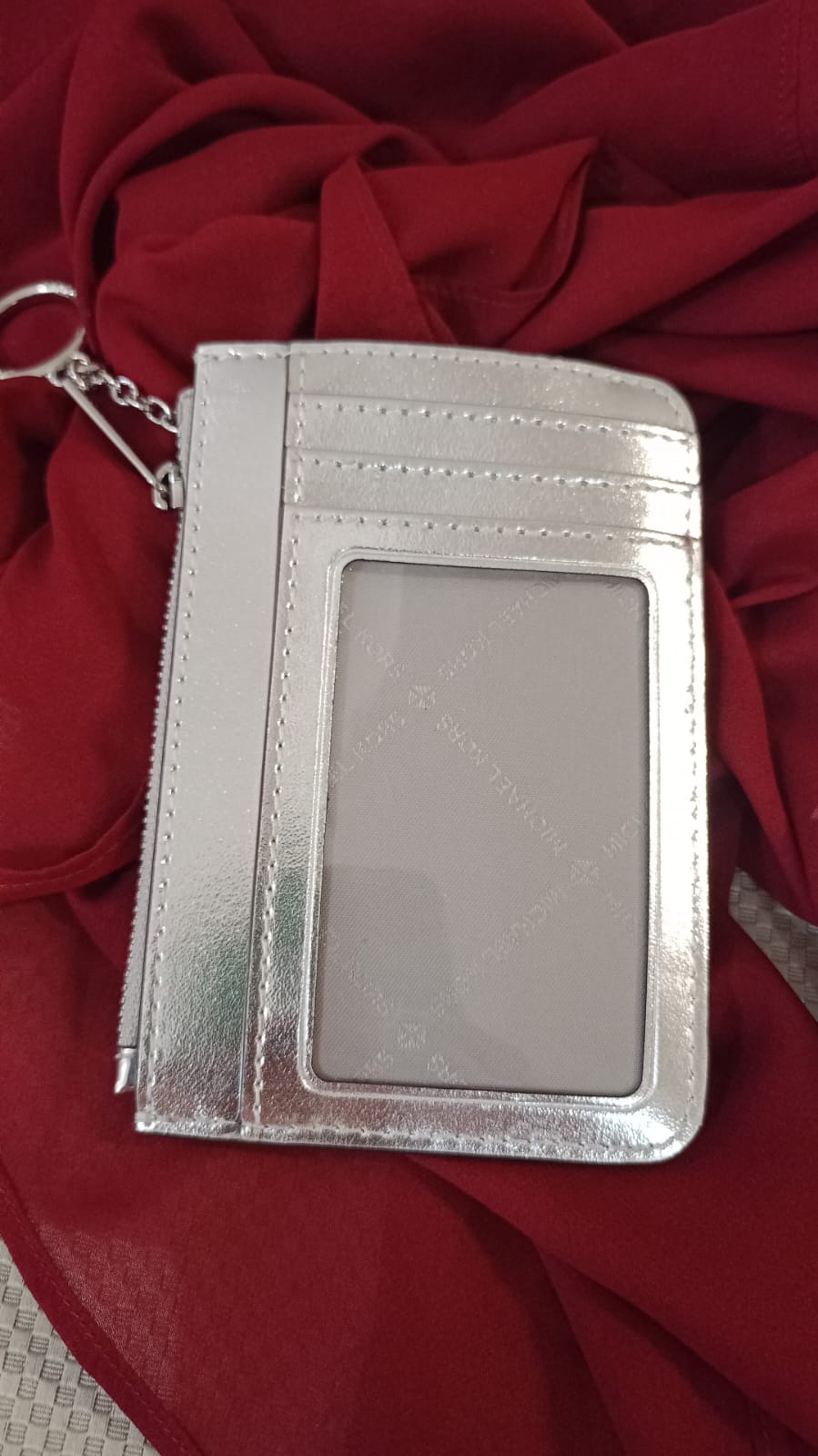 Porta carte/spicci Michael Kors in pelle laminata