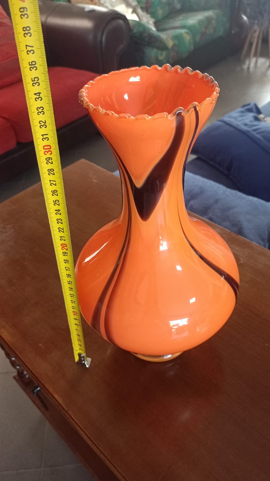 Vaso in vetro di Murano