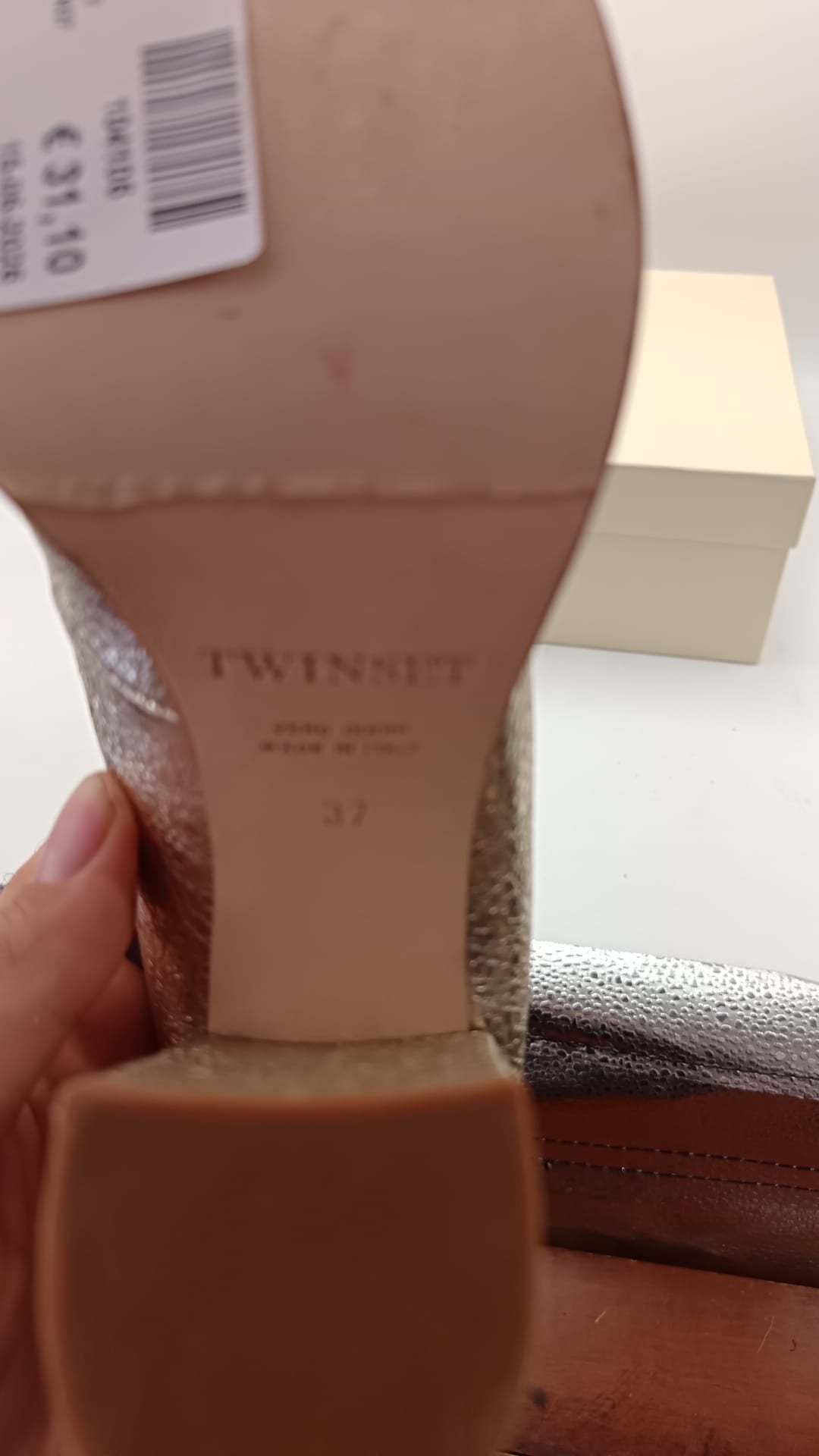 Scarpe Twinset dorate n. 37
