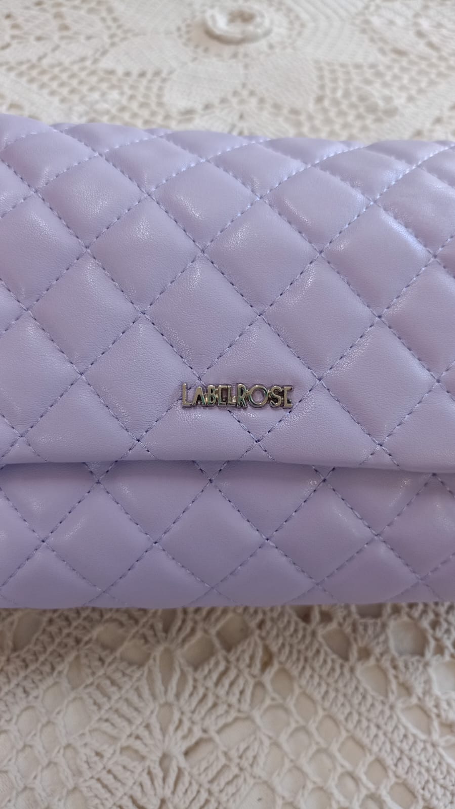 Borsa Label Rose lilla
