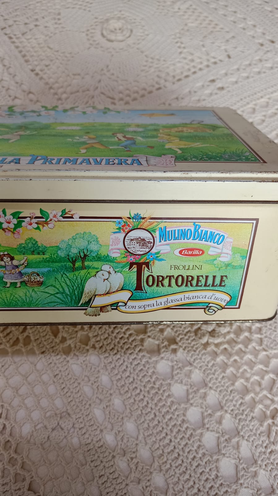 Scatola in latta Mulino Bianco vintage