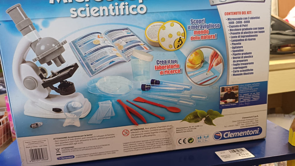 Microscopio scientifico Clementoni