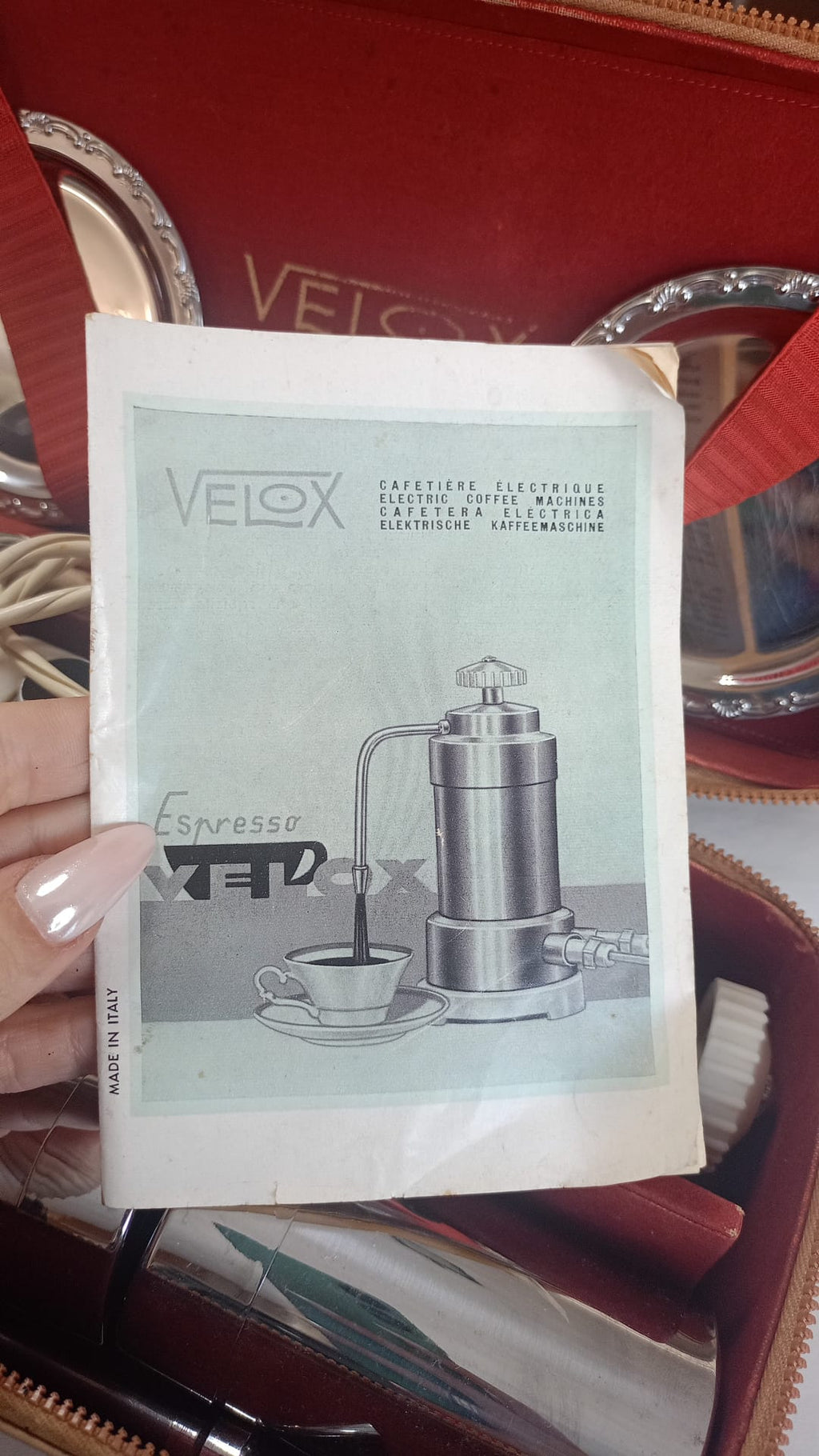 Macchinetta caffè vintage Velox