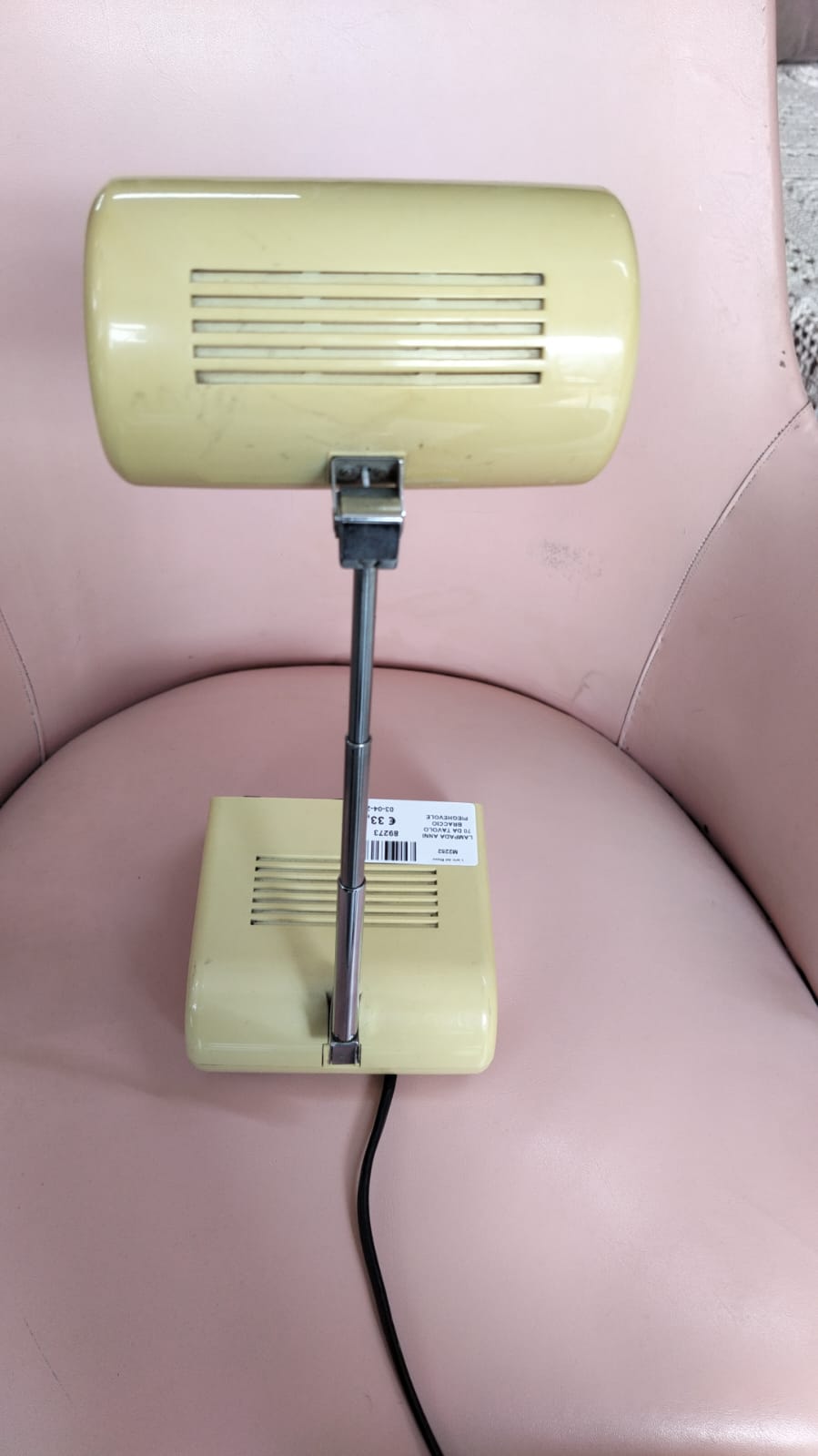 Lampada anni ’70 con braccio pieghevole